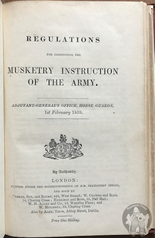 Musketry Instruction of the Army, 1 February 1859