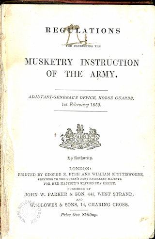Musketry Instruction of the Army, 1 February 1859
