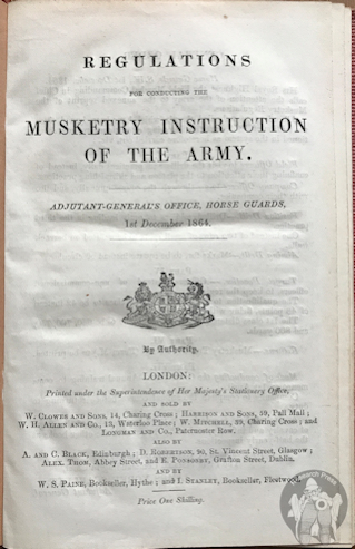 Musketry Instruction Of The Army, 1 December 1864