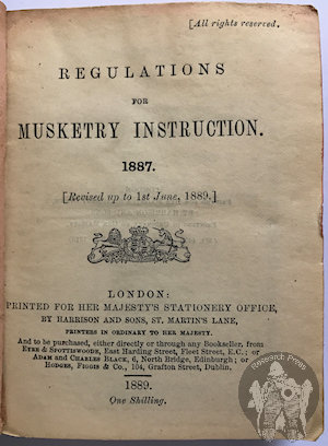 Regulations For Musketry Instruction, 1887