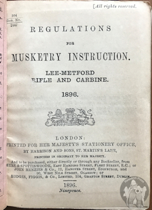 Musketry Instruction, 1896