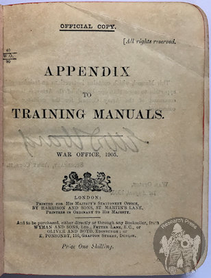 Appendix To Training Manuals, 1905