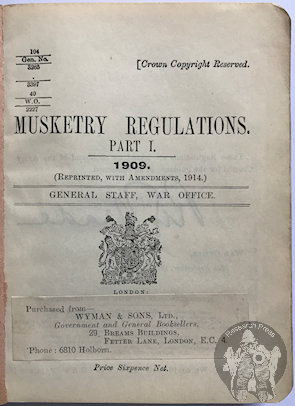Musketry Regulations, Part I, 1909