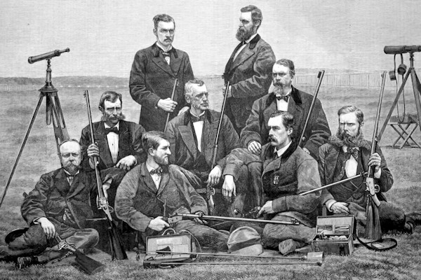 American riflemen, 1875