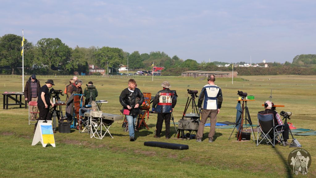 Assembling for the first detail of the Volunteer Trophy