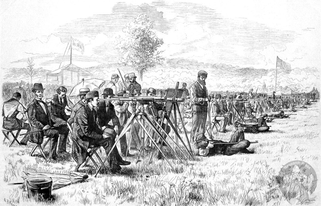2nd Day of the International Rifle Match, 1876